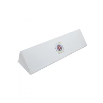 White Triangle Display Rigid Cardboard Box