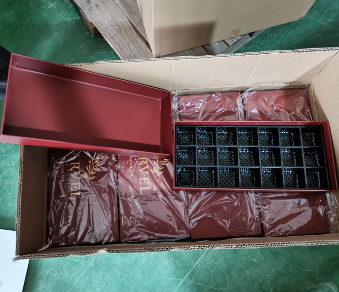 Personalizzazione creativa della scatola regalo di cioccolatini